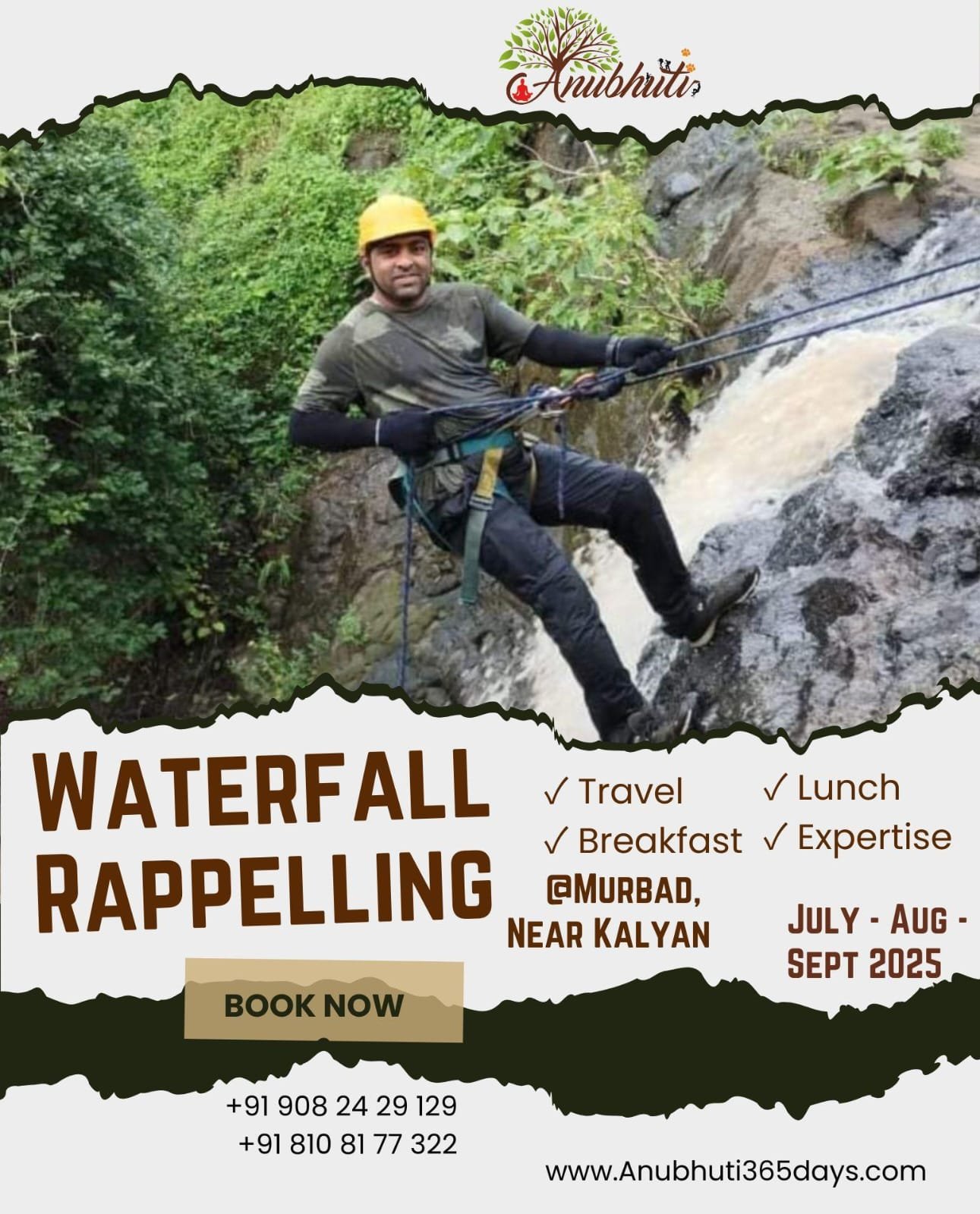 Waterfall Rappelling!